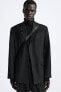 Фото #10 товара Пиджак из шерстяной смеси ZARA Blazer Wool Blend Suit