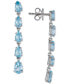 Фото #2 товара Серьги Macy's Blue Topaz