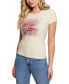 ფოტო #3 პროდუქტის Women's Crewneck Logo Short-Sleeve T-Shirt