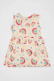 Фото #18 товара Платье для малышей defacto Kız Bebek Районный безрукавный платье C0074A524SM