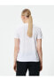 Kadın Beyaz Tişört - 4sak50400ek