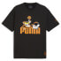 Фото #1 товара Puma Hoops Crew Neck Short Sleeve T-Shirt Ii X Cheetos Mens Black Casual Tops 62