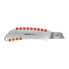 Фото #3 товара Metal snap-off knife with a blade Yato YT-75122 - 18mm