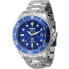 Invicta 45813 Men's Pro Diver Dual Time Blue Dial Bracelet Watch