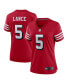 Фото #1 товара Women's Trey Lance Scarlet San Francisco 49ers Alternate Game Jersey