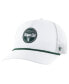 Фото #1 товара Men's White Michigan State Spartans Fairway Trucker Adjustable Hat