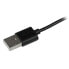 Фото #10 товара StarTech.com 2 m (6 ft.) USB to Lightning Cable - Right Angle iPhone / iPad / iPod Charger Cable - 90 Degree Lightning to USB Cable - Apple MFi Certified - Black - 2 m - Lightning - USB A - Male - Male - Black