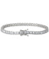 ფოტო #3 პროდუქტის Cubic Zirconia Square & Round Tennis Bracelet in Sterling Silver, Created for Macy's