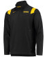 Фото #3 товара Men's Black Iowa Hawkeyes 2021 Team Coach Quarter-Zip Jacket