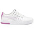 Фото #1 товара Puma Carina Lace Up Womens White Sneakers Casual Shoes 370325-46