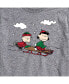 Фото #3 товара Men's Peanuts Holidays Short Sleeve T-shirt