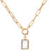 Колье Decadorn Chunky Quartz Gold gold, clear - фото #1