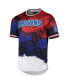 Men's Navy, Red Cleveland Browns Americana Dip-Dye T-shirt