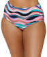 Фото #1 товара Plus Size Keiora Printed Tummy-Control Bikini Bottoms
