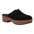 Фото #2 товара TOMS Addison Platform Mule Clogs Womens Black 10021354T-001