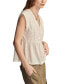 ფოტო #3 პროდუქტის Women's Embroidered Cotton Baby Doll Top