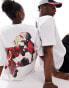 Фото #4 товара ASOS DESIGN unisex oversized t-shirt with Harley Quinn graphic prints in white