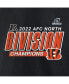 Men's Black Cincinnati Bengals 2022 AFC North Division Champions Divide and Conquer T-shirt