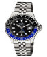 ფოტო #1 პროდუქტის Men's Wall Street Swiss Automatic Silver-Tone Stainless Steel Bracelet Watch 43mm