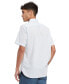 ფოტო #2 პროდუქტის Men's Textured Short Sleeve Button-Down Shirt