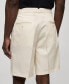 ფოტო #3 პროდუქტის Men's Linen-Blend Darts Detail Bermuda Shorts