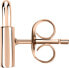 Single bronze earring Padlock Love LPS02ASD04