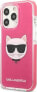 Фото #2 товара Karl Lagerfeld Karl Lagerfeld KLHCP13LTPECPI iPhone 13 Pro / 13 6,1" hardcase fuksja/fuschia Choupette Head NoSize