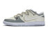 【定制球鞋】 Nike Dunk Low BIGNIU 原子灰1/4 简约 街头 手绘喷绘 低帮 板鞋 GS 米白灰 / Кроссовки Nike Dunk Low DH9765-102