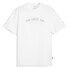 Фото #3 товара Puma Basketball Nostalgia Graphic Crew Neck Short Sleeve T-Shirt Mens White Casu