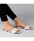 Women's Leonie Imitation Pearl Embellished Slide Flat Sandals