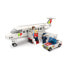 TAP Plane With Ladder + Control Car + 4 Figures Construction Game