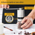 Фото #9 товара Silberthal Manual Coffee Grinder, Adjustable Grinding Level, Stainless Steel and Glass Hand Grinder