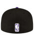 Фото #2 товара Men's Black, Purple Sacramento Kings 2-Tone 59FIFTY Fitted Hat