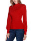 Black Label Women's Pointelle and Rhinestone Detail Sweater