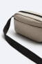 Rubberised crossbody bag