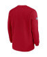 Men's Red Tampa Bay Buccaneers 2023 Sideline Throwback Heavy Brushed Waffle Long Sleeve T-shirt