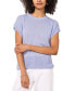 Фото #2 товара Women's Drop-Shoulder Short-Sleeve Sweater