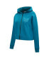 ფოტო #3 პროდუქტის Women's Teal Charlotte Hornets Triple Tonal Full-Zip Hoodie