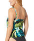 ფოტო #4 პროდუქტის Women's Contours Clarity Bandeau Tankini Top