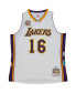 Men's and Women's Pau Gasol White Los Angeles Lakers Hall of Fame Class of 2023 Throwback Swingman Jersey