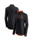 Фото #1 товара Women's Black San Francisco Giants Worth The Drive Quarter-Zip Jacket