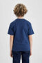 Erkek Çocuk T-shirt C1917a8/nv241 Navy