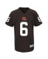Big Boys Baker Mayfield Brown Cleveland Browns Performance Player Name and Number V-Neck Top