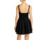 Charo Ruiz Ibiza Womens Lina Smocked Mini Dress Black Size Medium