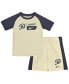 Toddler Cream Los Angeles Dodgers 2024 City Connect T-Shirt Shorts Set