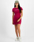 ფოტო #1 პროდუქტის Juniors' Butterfly Rhinestone T-Shirt Dress