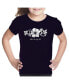 ფოტო #1 პროდუქტის Girls Word Art T-shirt - ALOHA