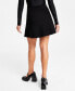 Women's Ribbed Flounce Skirt, Created for Macy's