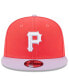 Фото #5 товара Men's Red, Purple Pittsburgh Pirates Spring Basic Two-Tone 9FIFTY Snapback Hat