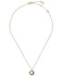kate spade new york candy Shop Imitation Pearl Halo Pendant Necklace, 17" + 3" extender